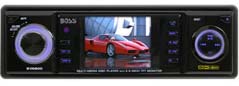 Boss BV7985 IN-DASH AM/FM DVD/MP3/CD RECEIVER WITH 4.3 Inch WIDESCREEN TOUCHSCREEN TFT MONITOR USB/Aux