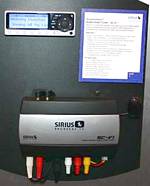 SiriusConnect BackSeat Audio Video Tuner