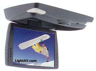 Myron and Davis Overhead Flip Down LCD/TFT Displays, Custom Models for Nissan , Infiniti ,  and Ford Rail Systems