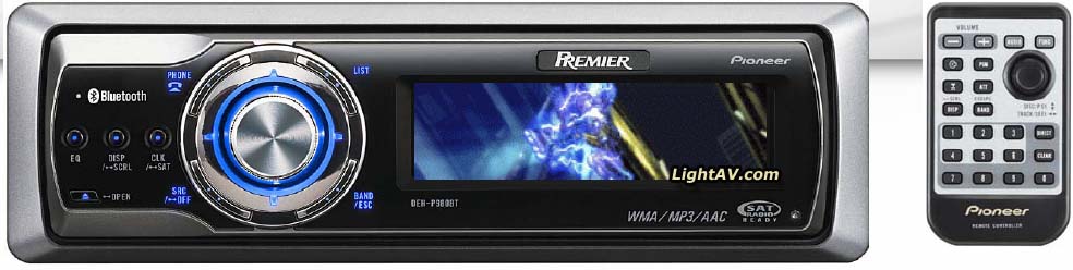 Pioneer DEH-P9900BT CD/MP3/WMA Player with 65K Color Screen, BlueTooth Capability