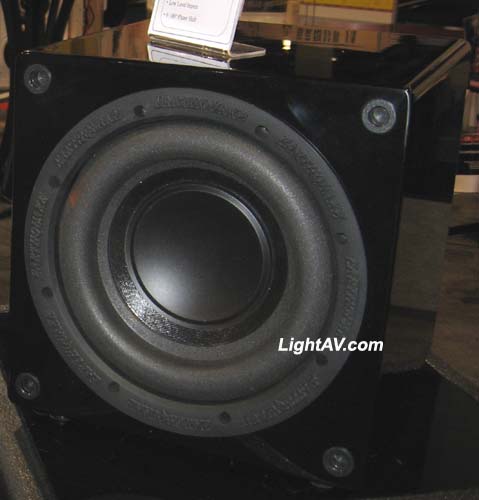 Earthquake MiniMe P8 320 W 8 Inch Powered Subwoofer With Passive Radiator and Piano Black Laquer Finish