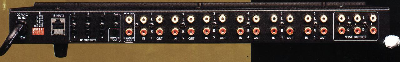 3 Zone & 6 Pre-Amplificador Fuente Elan Z 630-631 2 pre-amp Controlador Series 